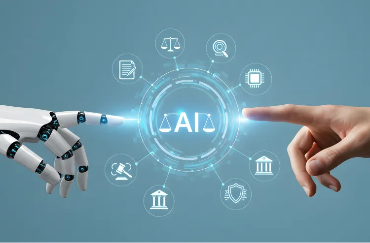 データベース化されたノウハウをもとに、AIが高速でリスクを抽出し、弁護士が最終判断